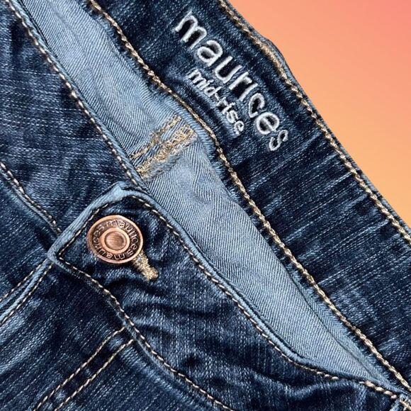 Plus Size Maurices Medium Wash High Rise Jeans Size 22 Short 40x28 #42 - Picture 6 of 7